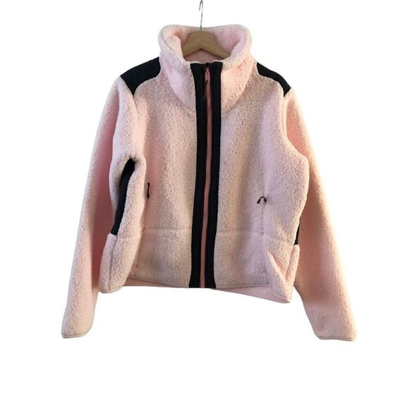Under Armor Sherpa Women’s Pink Jacket Size Large - Picture 1 of 4